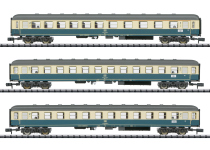 Trix 15639 - N - 3-tlg. Set Personenwagen D 796, DB, Ep. IV